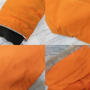 冬 CANADA GOOSE カナダグース ダウンジャケット アウター 使用感あり2〜3 (90〜95cm) オレンジの画像9