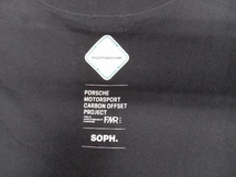 SOPHNET.／ソフネット／PORSCHE プリント／クールネック半袖Tシャツ／Mサイズ／ブラック_画像5