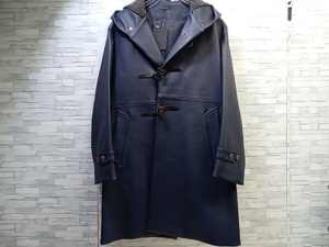 美品 未使用品 JOSEPH ABBOUD ジョゼフアブード LWJLNW1802 レザージャケット ネイビー系 サイズLL 新品タグ付き