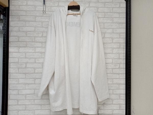 VETEMENTS WSS18TR13 ヴェトモン バックロゴ ロングパーカー フーディ 羽織 レディース L ユニセックス 状態考慮