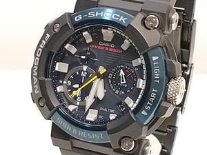 箱付き CASIO カシオ G-SHOCK ジーショック FROGMAN フロッグマン 電波ソーラー SS ステンレス ブラック ブルー GWF-A1000C 店舗受取可