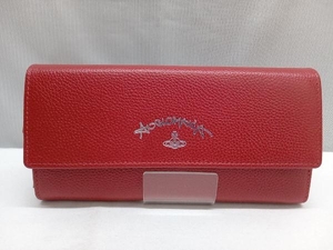 【美品】VIVIENNE WESTWOOD Anglomania 長財布 ヴィヴィアンウエストウッド アングロマニア レッド