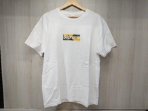 夏 Supreme シュプリーム Booklyn Box Logo Tee 現状品 首周り黄ばみ有 肩破れ有り 半袖Tシャツ L ホワイト(白)_画像1