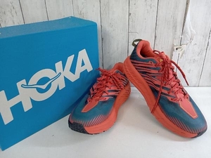 HOKA ONE ONE ホカオネオネ SPEED GOAT4 WIDE スピードゴート ワイド FE1220J スニーカー ビブラム オレンジ×グレー 28cm 店舗受取可