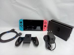 Nintendo Switch Joy-Con(L) ネオンブルー/(R) ネオンレッド(HADSKABAA)(バッテリー拡張モデル)