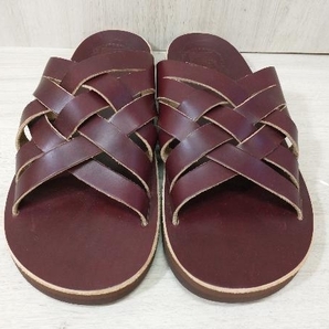 夏 THE SANDALMAN×JOURNAL サンダルマン×ジャーナルスタンダード レザーサンダ CHROMEXCEL WEAVE Vibram 28cm ボルドーの画像2