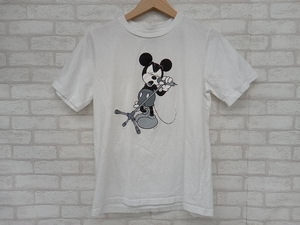 NUMBER (N)INE Disney ナンバーナイン ディズニー ミッキーマウス 半袖Tシャツ カットソー ホワイト レディース メンズ サイズ2