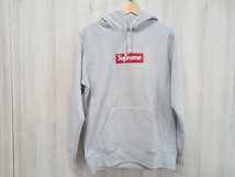 Supreme シュプリーム BoxLogo グレー Mサイズ パーカー_画像1