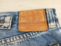 通年LEVI’S 501XX VINTAGE CLOTHING復刻版1937年モデル ビッグE W31デニム_画像4