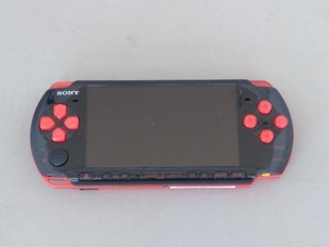 ジャンク 箱・説明書なし 付属品欠品 通電不可　プレイステーション・ポータブル レッド/ブラック　PSP-3000