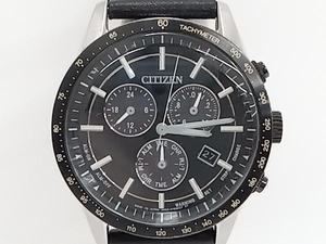 ジャンク 1円スタート CITIZEN Collection E820-S122643 ※※※※※0173 パーペチュアルカレンダー 黒文字盤 シチズン コレクション 腕時計