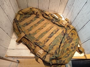 USMC ILBE(designed by Arcteryx) MARPAT Assault BackPack リュック オーカー（黄土色）内ベタあり