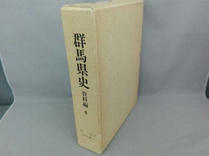 ジャンク 群馬県史　資料編6