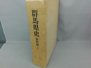 ジャンク 群馬県史　資料編5