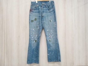 CLAMP NO2 DENIM 505 5P with paint デニム ジーンズ Mサイズ ダメージ加工