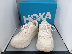 HOKA ONE ONE ホカオネオネ スニーカー U CLIFTON L SUEDE 1122571 27cm アイボリー 店舗受取可