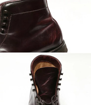 ALDEN ＃4540H TANKER BOOTS SHELL CORDOVAN タンカーブーツ シェルコードヴァン SIZE 9 ブラウン ブラック オールデン_画像8