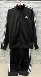 [ top and bottom set ]adidas Adidas jersey 3 stripe GK9651 A2B001 size XL black sport wear 