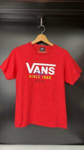 Tシャツ/ロンT レッド VANS VA20SS-MT18 半袖Tシャツ レッド メンズ Sサイズ