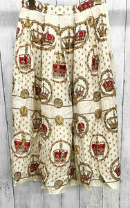 Jane Marple/ flair skirt / Jane Marple /../ Crown / total pattern /M size / spring 