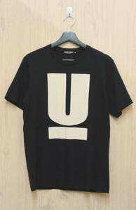 UNDERCOVER/ undercover / короткий рукав футболка /BIG LOGO TEE/ черный /M размер 
