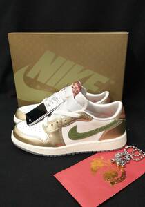 [С тегом / неиспользованным] Nike Air Jordan 1 Low GS Китайский Новый год Doragon Girls Jordan Год Dragon 22,5 см FQ6593-100