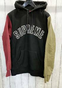 Supreme/Color Blocked Arc Logo Hooded Sweat Shirt/シュプリーム/プルオーバーフーディ/パーカー/16AW/Mサイズ/秋