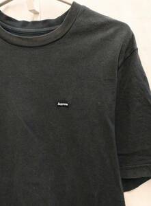 ジャンク 1円〜 Supreme 20SS SMALL BOX LOGO TEE BLACK シュプリーム スモールボックスロゴ Tシャツ S 黒 ブラック ※難あり 店舗受取可