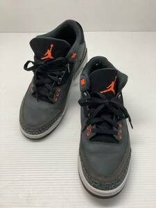 ★ NIKE ナイキ AIR JORDAN3 Fear エアージョーダン3 スニーカー スポーツ 28.0 ブラック 通年