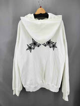 ☆ AMIRI アミリ Star Orverslzed Hoodie パーカー スター サイズXL ホワイト 通年_画像2