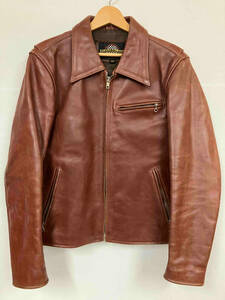 Riding Master Y'2 LEATHER シングルライダース ブラウン サイズ40