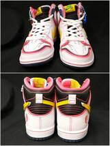 [黒タグ付・未使用] NIKE GUNDAM UNICORN SB DUNK HIGH ユニコーン ガンダム コラボ ダンク 26.5cm 白 ホワイト DH7717-100 店舗受取可_画像3