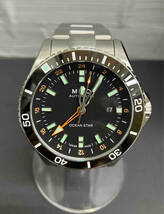 MIDO ミド- OCEAN STAR M026629A 腕時計 自動巻き メンズ ブラック オレンジ 箱付き 取説 余り駒あり_画像2