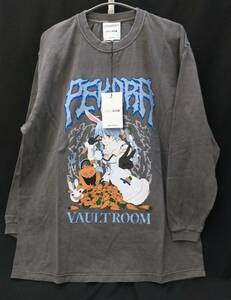 [タグ付・未使用] VAULT ROOM USADA PEKORA LONG SLEEVE TEE ボルトルーム 兎田ぺこら ロンT　XL チャコールグレー 23AW 店舗受取可