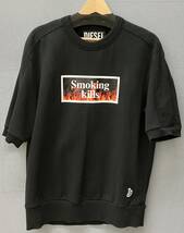 DIESEL × FR2 Smoking kills ディーゼル 半袖Tシャツ Mサイズ ブラック インポート_画像1