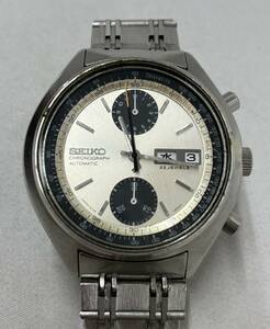 ジャンク品 SEIKO セイコー 6138-8000 自動巻き CHRONOGRAPH クロノグラフ パンダ 時計