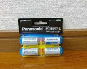 【新品】Panasonic カメラ用リチウム電池 CR-123AW/4P × 1セット