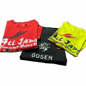 GOSEN(ゴーセン)キッズバドミントンウエア SSサイズ 3着セット