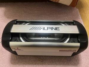 Alpine アルパイン 破損無 取付OK 動作保証 パワード サブウーハー SWE-1390 