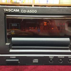 TASCAM 業務用CDプレイヤー／カセットデッキ CD-A500の画像2