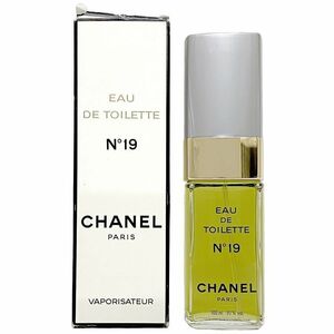 シャネル 香水 NO19 オードトワレ 開封済み EAU DE TOILETTE 中古 CHANEL 100ml