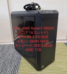 値下げ　美品　ハイスペックゲーミングPC Ryzen7 3800x/RX5700