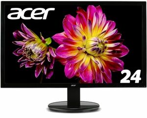 値下げ　美品　Acer ディスプレイ モニター K242HLbmidx 24インチ