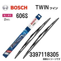 BOSCH TWIN ツイン 輸入車用ワイパーブレード 606S 2本入 600/500mm 3397118305 送料無料_画像1