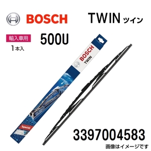 500U クライスラー クロスファイア BOSCH TWIN ツイン 輸入車用ワイパーブレード (1本入) 500mm 3397004583