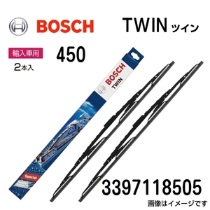 450 ジープ チェロキー BOSCH TWIN ツイン 輸入車用ワイパーブレード (2本入) 450/450mm 3397118505