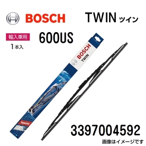 600US プジョー 406 BOSCH TWIN ツイン 輸入車用ワイパーブレード (1本入) 600mm 3397004592