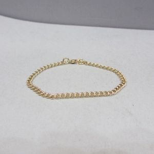 R. золотой мода браслет примерно 18.5cm примерно 4.75g текущее состояние товар распродажа 