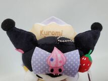 2019 レア タグ付 サンリオ Sanrio Vivitix 原宿 店舗 限定 クロミ クレープ スイーツ ぬいぐるみ マスコット KUROMI マイメロ　_画像6