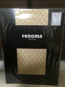 レノマ　renoma　デザインパンスト（日本製）　ヌードベージュ　お買い得♪